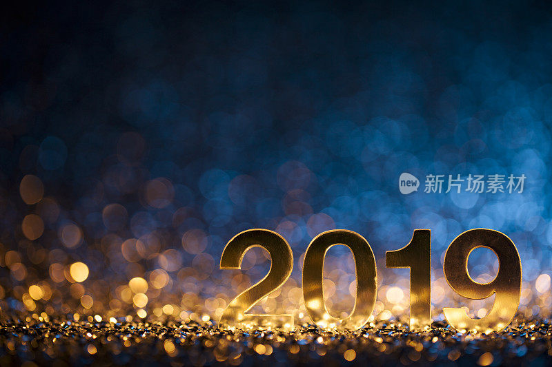 新年圣诞装饰2019 -金蓝派对庆祝